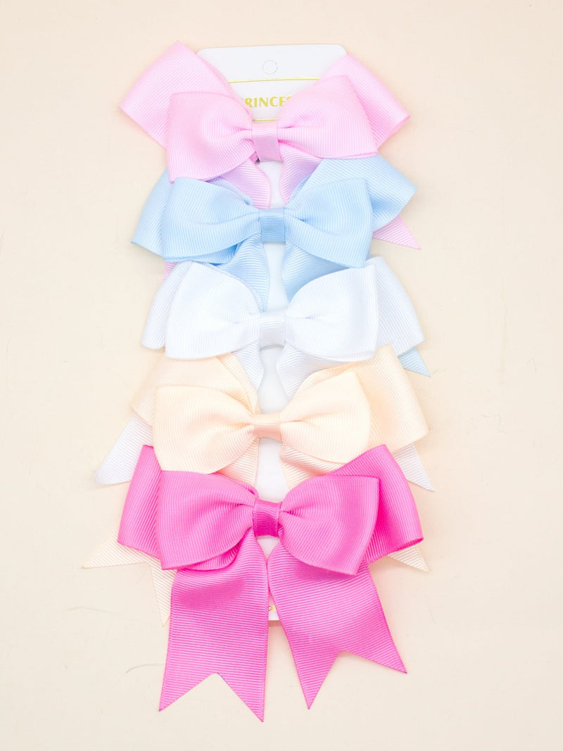 pack of 5 hair bows