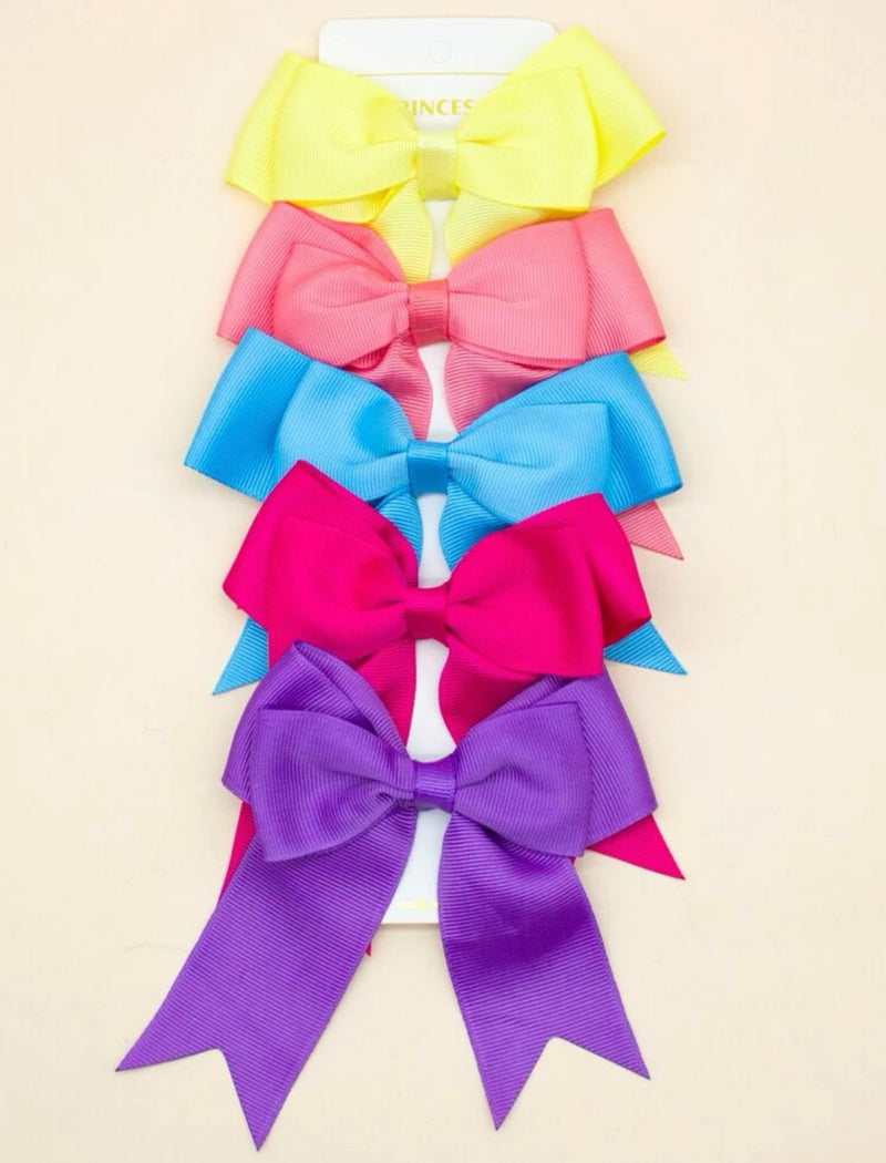 pack of 5 hair bows