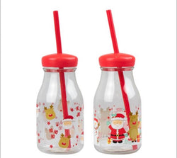 Santa Milk Christmas Jar