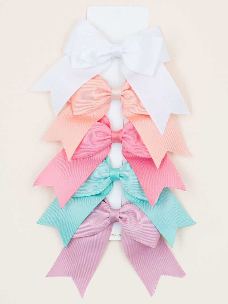 pack of 5 hair bows