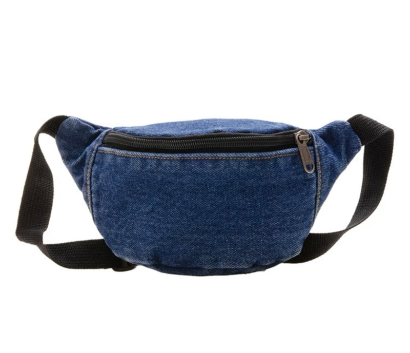 PRE ORDER Children's Denim Crossbody Bag Waist Bag