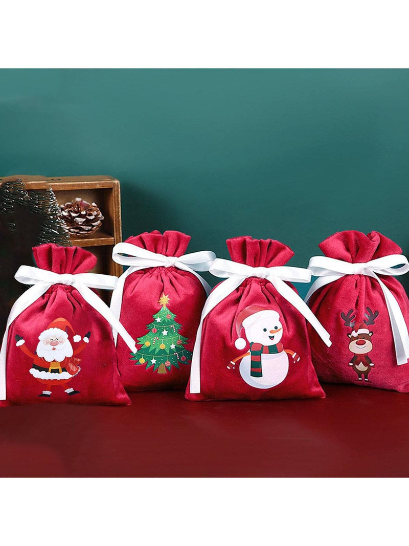 Mini Christmas Pouch Pack of 4