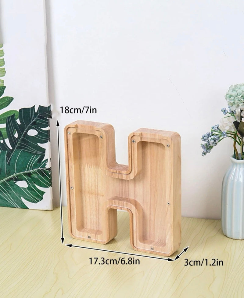 PRE ORDER Wooden Money Box