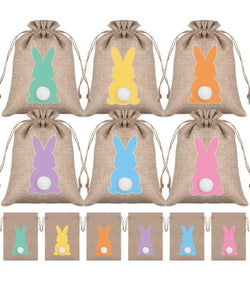 Easter Hessian Bag MIXED