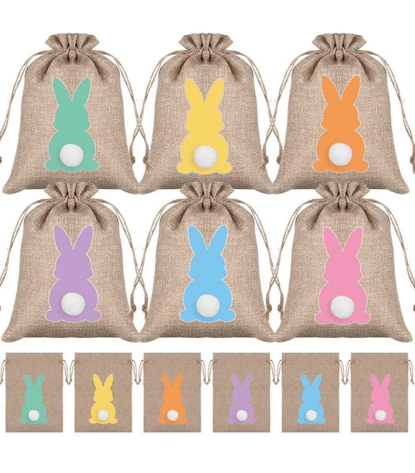 Easter Hessian Bag MIXED