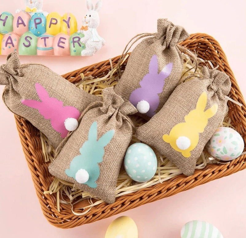 Easter Hessian Bag MIXED