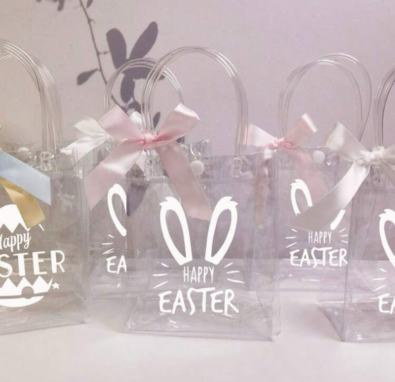 Clear Easter Bags 5 pack