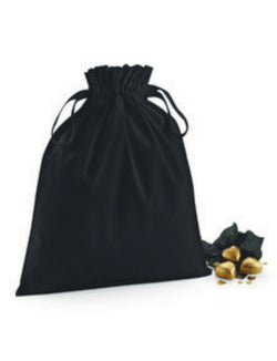 Black or Natural Tie Bag