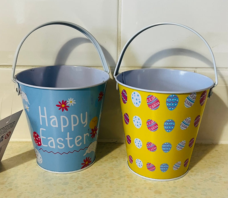 pack of 5 Metal Easter Bucket Random section - please only purchase if you are happy with random