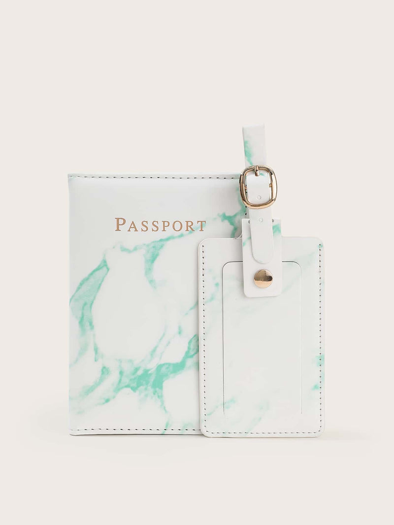 PRE ORDER Passport holder and tag set