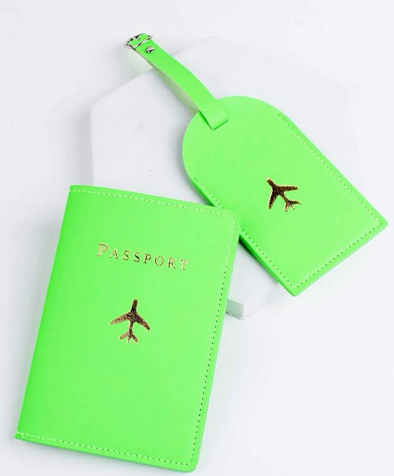 PRE ORDER Passport holder and tag set