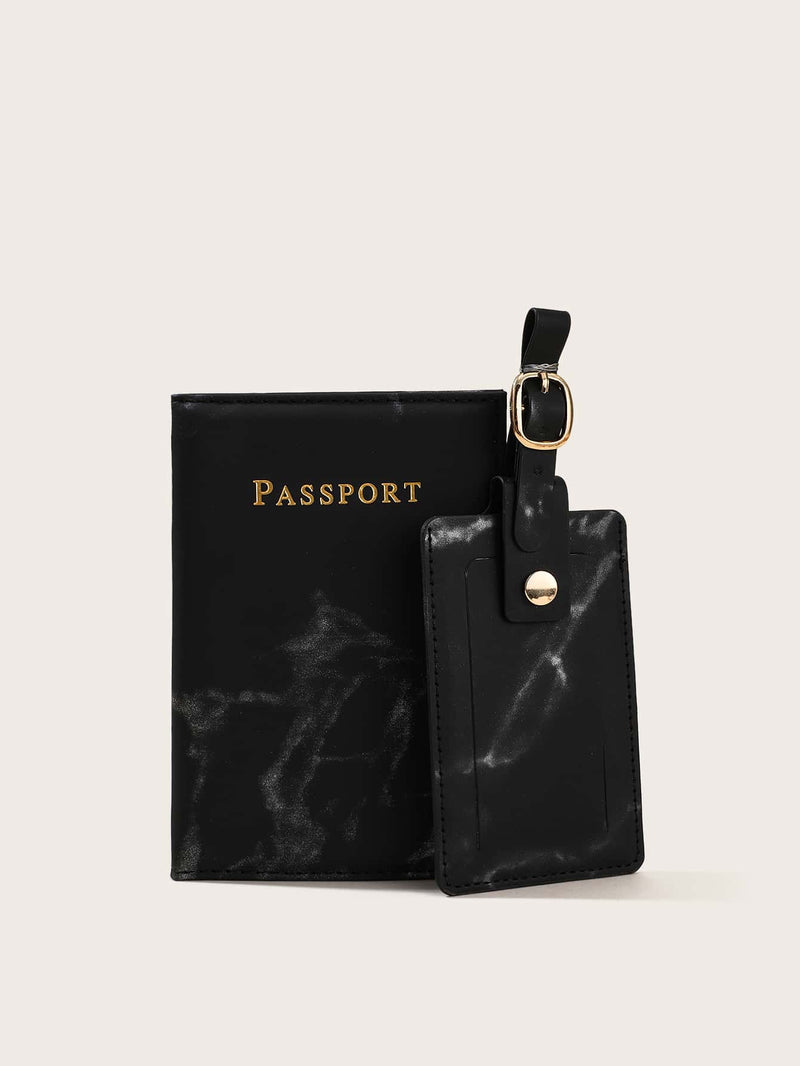 PRE ORDER Passport holder and tag set