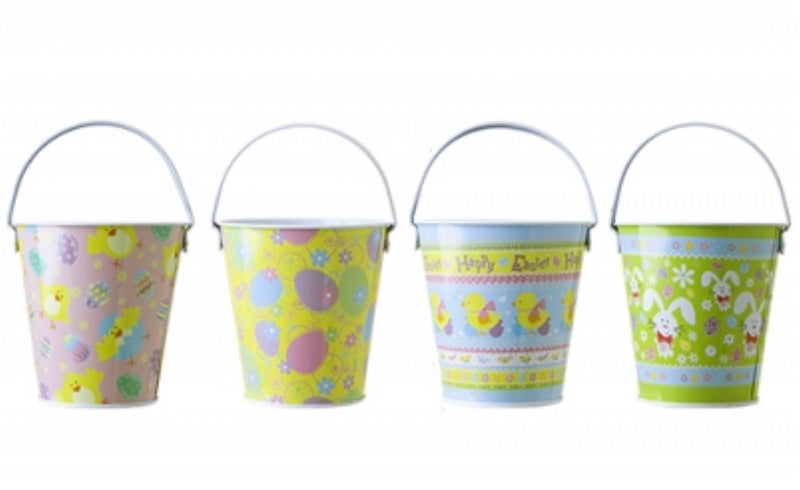 pack of 5 Metal Easter Bucket Random section - please only purchase if you are happy with random