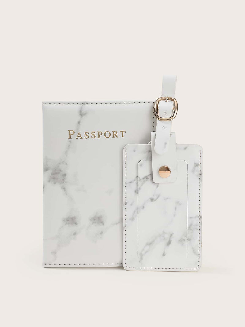 PRE ORDER Passport holder and tag set