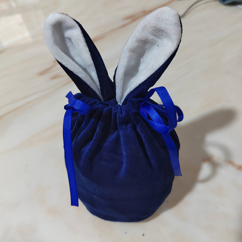 Velvet bunny ear bags