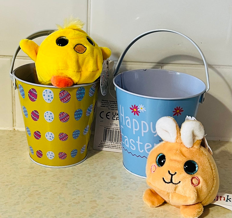 pack of 5 Metal Easter Bucket Random section - please only purchase if you are happy with random