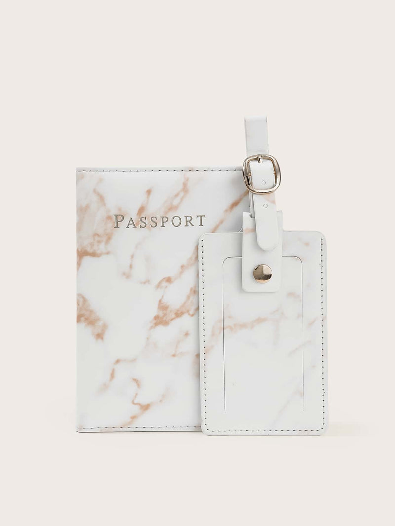 PRE ORDER Passport holder and tag set