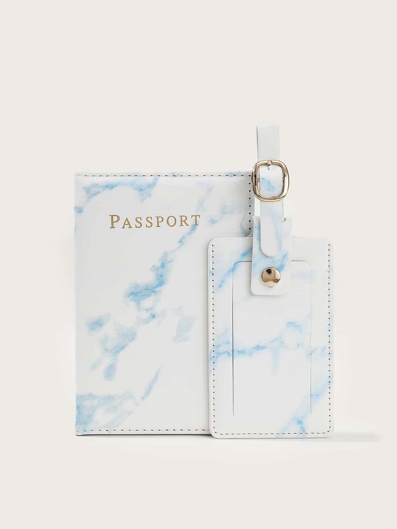 PRE ORDER Passport holder and tag set