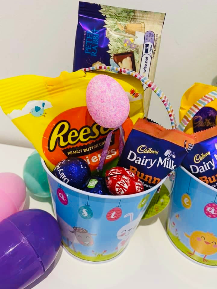 pack of 5 Metal Easter Bucket Random section - please only purchase if you are happy with random