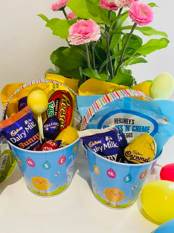 pack of 5 Metal Easter Bucket Random section - please only purchase if you are happy with random