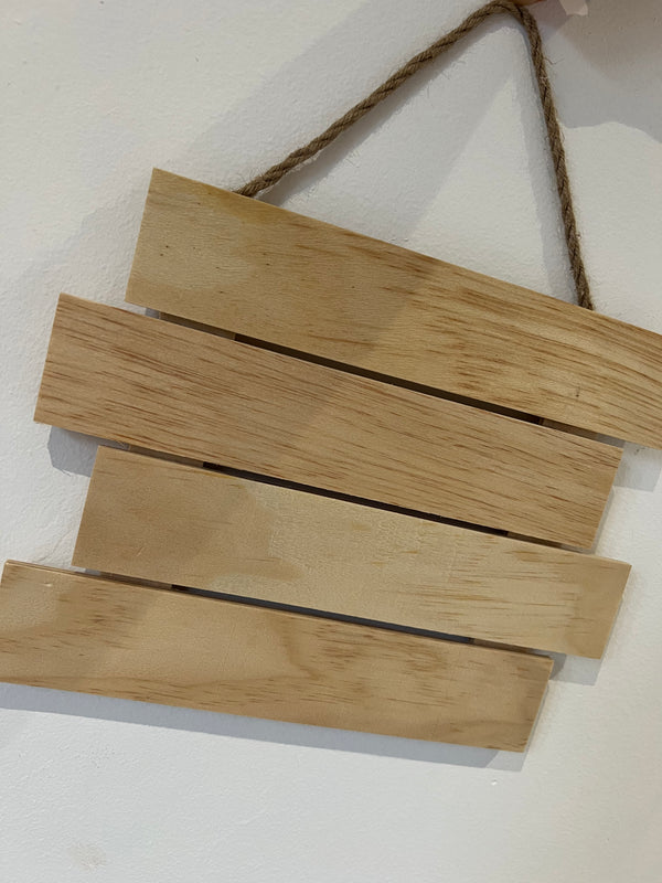 Wooden Hanging Sign