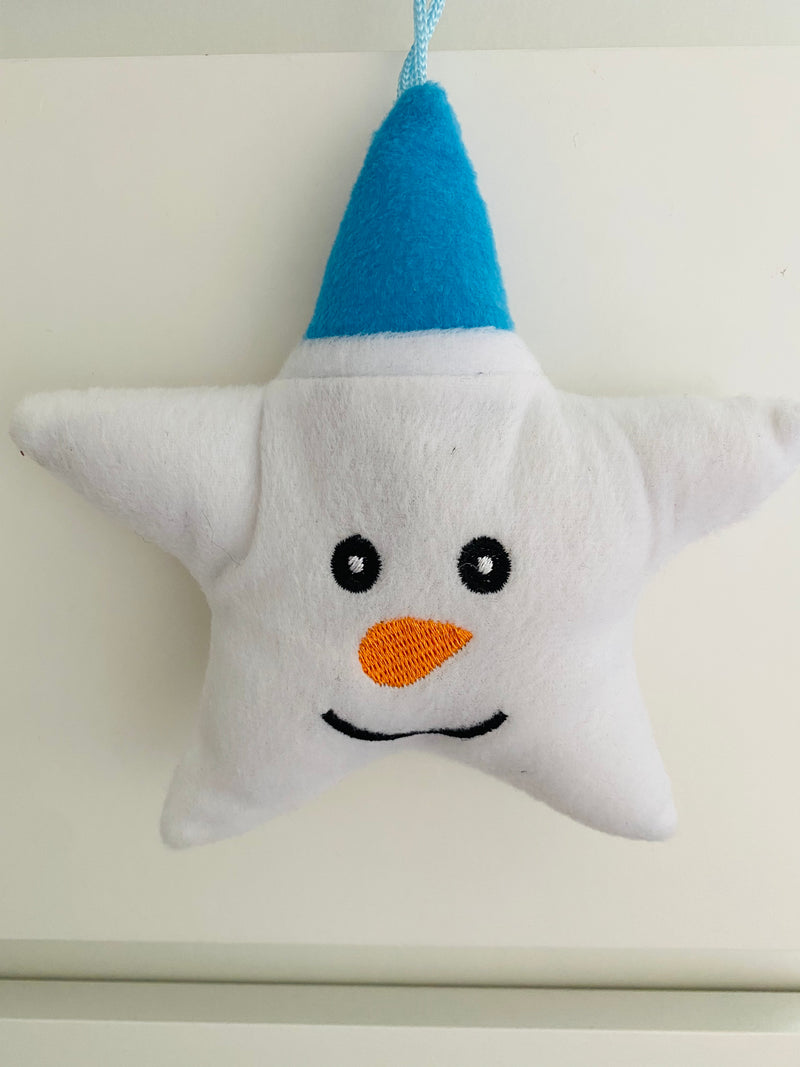 Star Plush Decoration Pack of 6