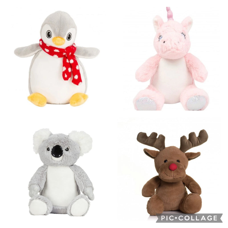 Mumbles mini soft toy range