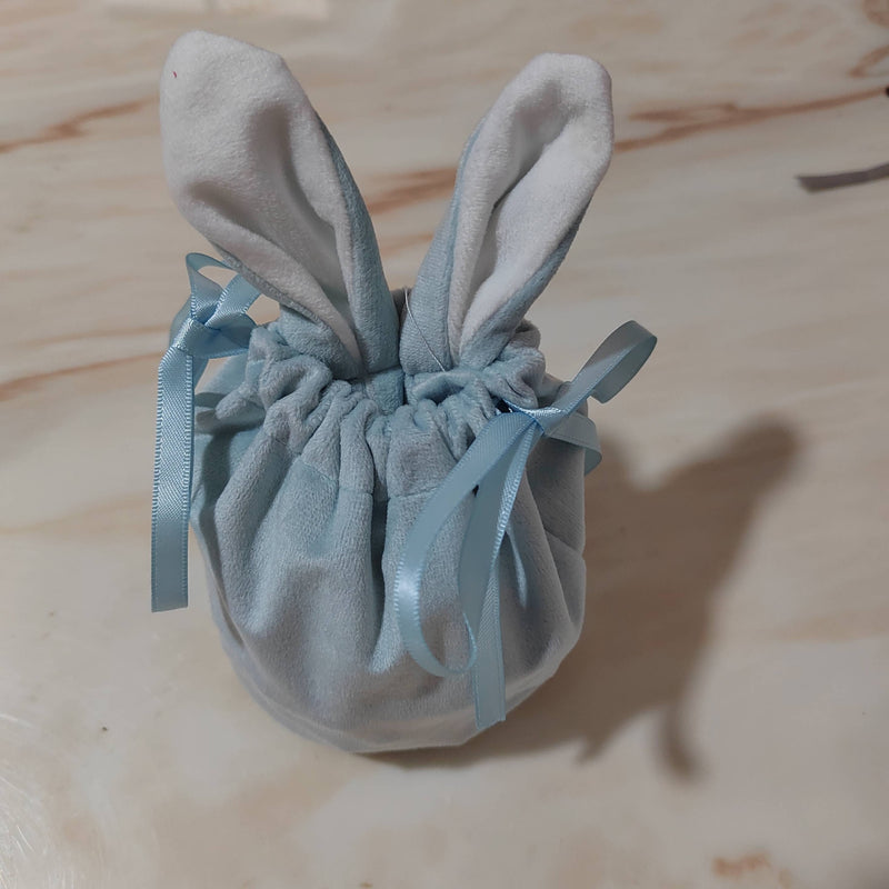 Velvet bunny ear bags