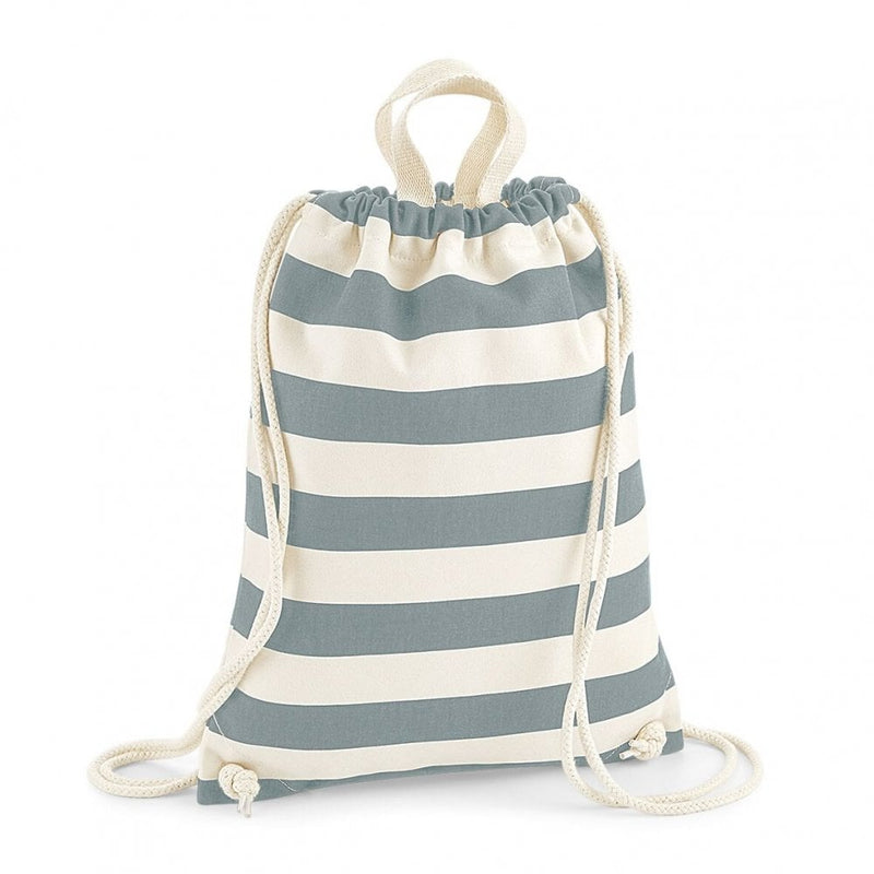 Nautical Striped gym sac